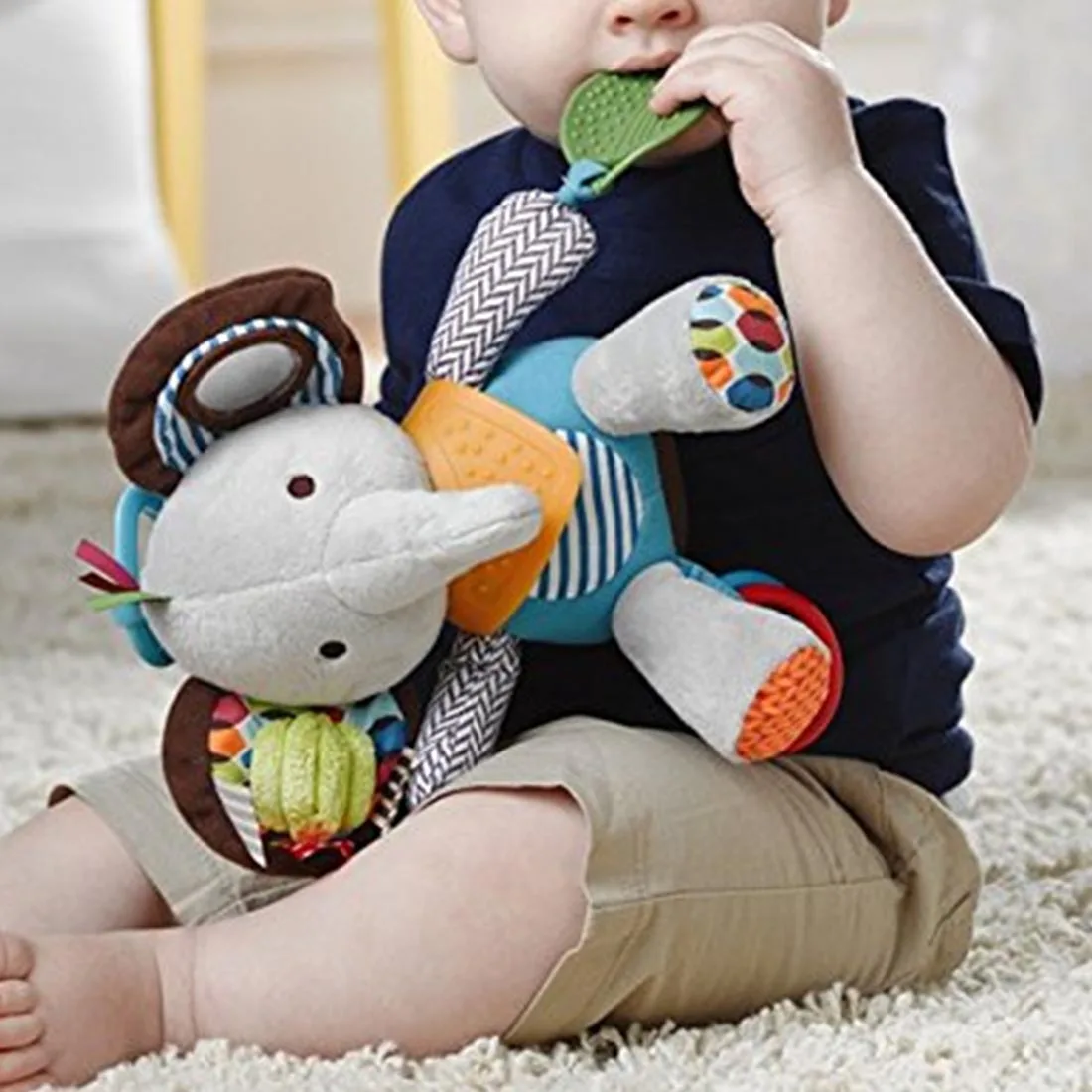 Горячая Милая лиса Мягкая Плюшевая Игрушка Кукла Новорожденный ребенок ...