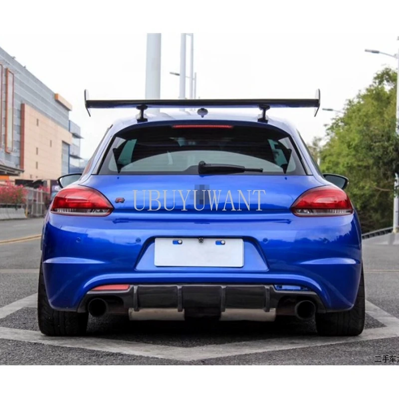 Высококачественный задний спойлер из углеродного волокна на крышу для Volkswagen Scirocco 2010