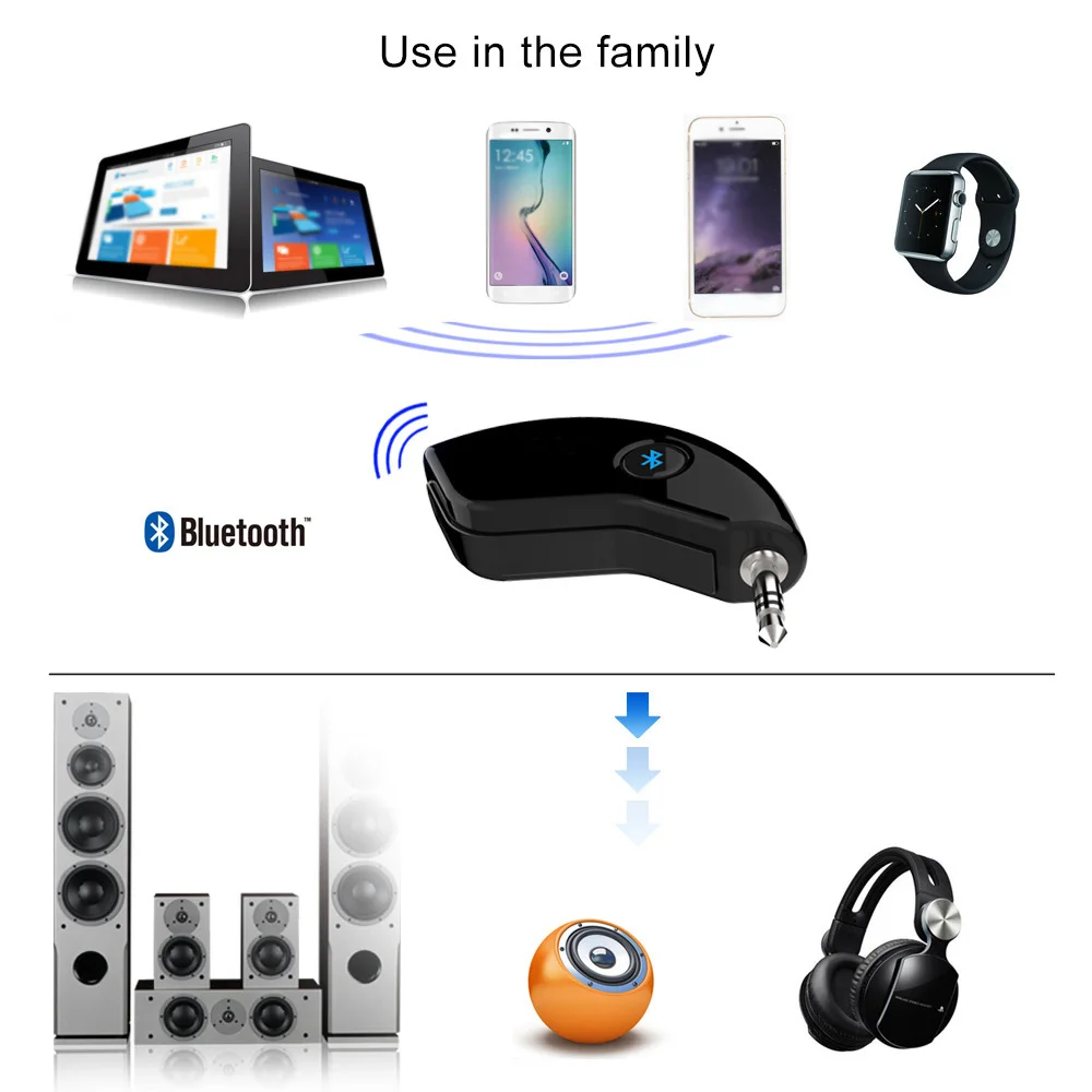 3,5 мм Bluetooth 4,2 приемник динамик потоковый музыкальный микрофонный аудио, адаптер автомобильный Bluetooth аудио адаптер