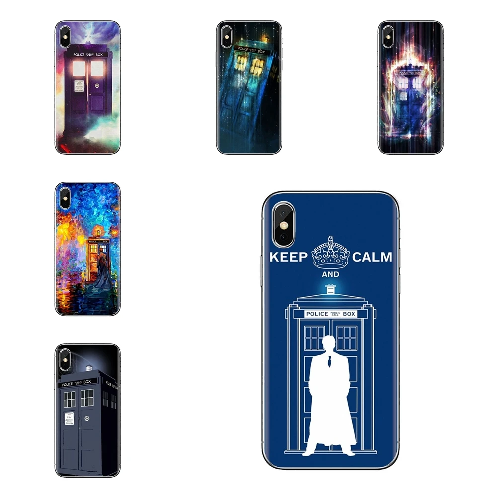 Доктор Кто Тардис спрей краска для iPhone XS Max XR X 4 4s 5 5S 5C SE 6 6S 7 8 Plus samsung Galaxy J1 J3 J5 J7 A3 A5