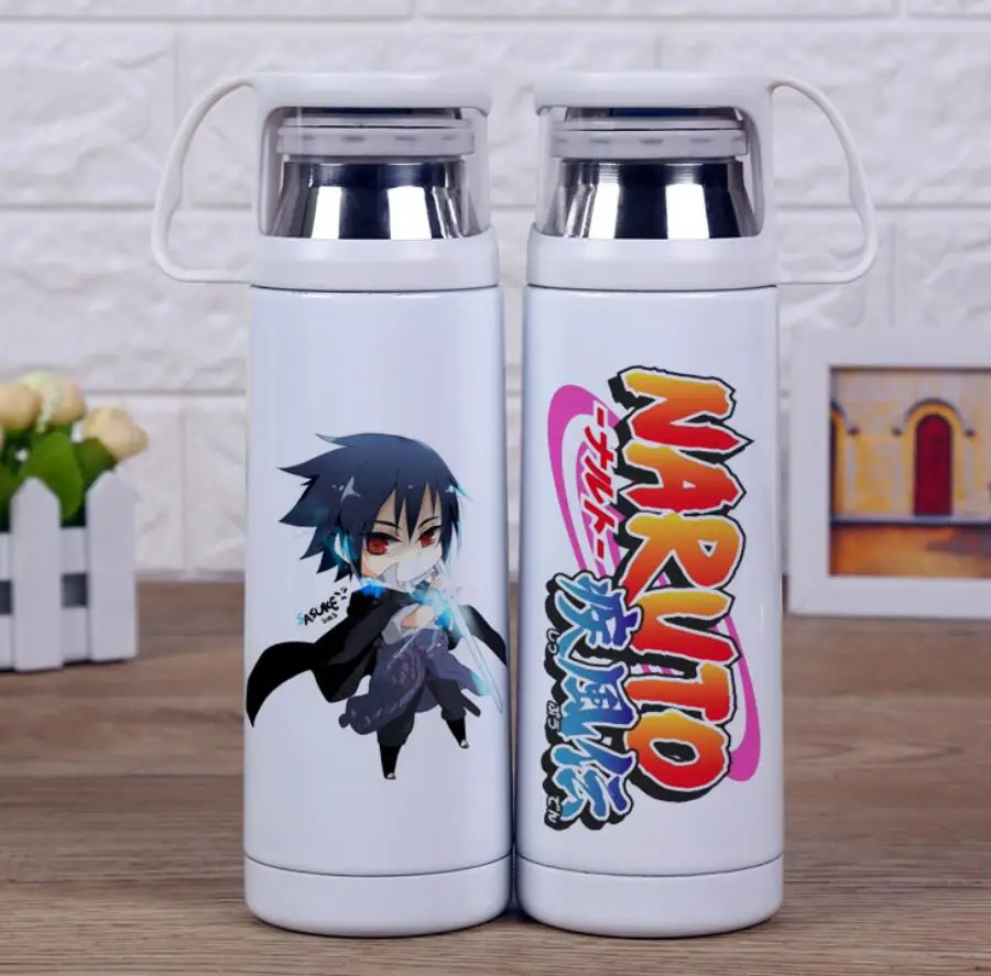 Наруто термос Узумаки Наруто с крышкой Хатаке Какаши термос Учиха itachi кружки чашка подарок
