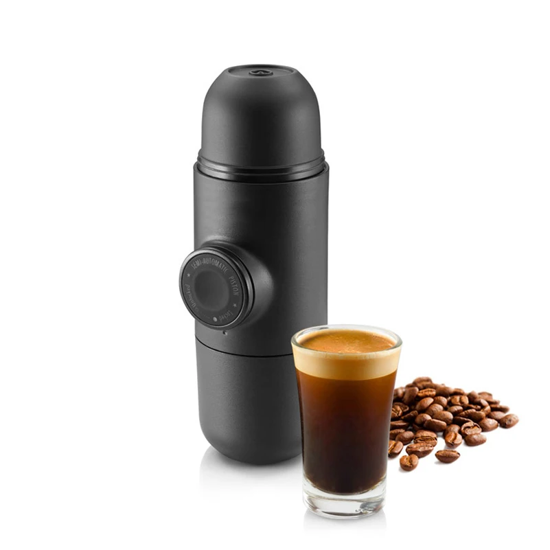 

Portable design capsule espresso coffee maker 1-2 cup outdoor for coffee powder design super mini espresso manual coffee machine