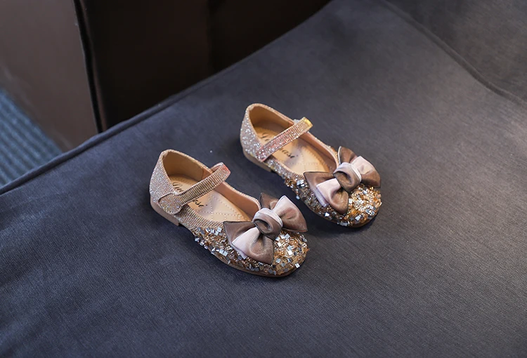 Обувь для девочек; обувь принцессы; тонкие туфли с узлом бабочкой для девочек; модельные туфли; детская Праздничная обувь; детская обувь с бантом и мягкой подошвой для маленьких девочек