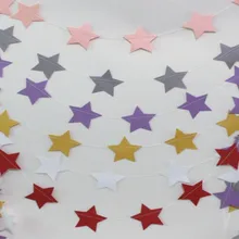 4 м 7 см 10 см бумага для карт пятиконечная звезда висячие украшения браслет Шарм латте Искусство Рождественская вечеринка день рождения витрина бандаж St