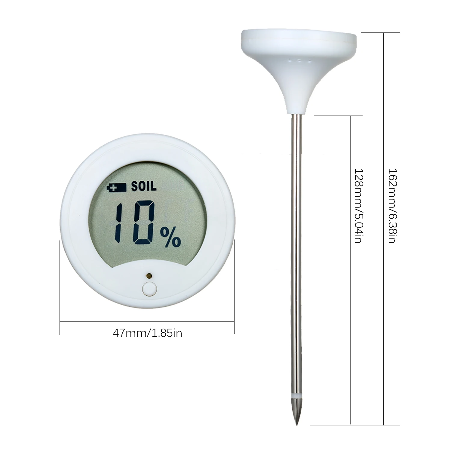 Digital Plant Thermometer, Soil Moisture Meter