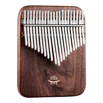 

NEW Kalimba 17/21 Key Black Walnut Curly Figure Keyboard Thumb Piano Chamfer Calimba Musical Instruments Kalimbas