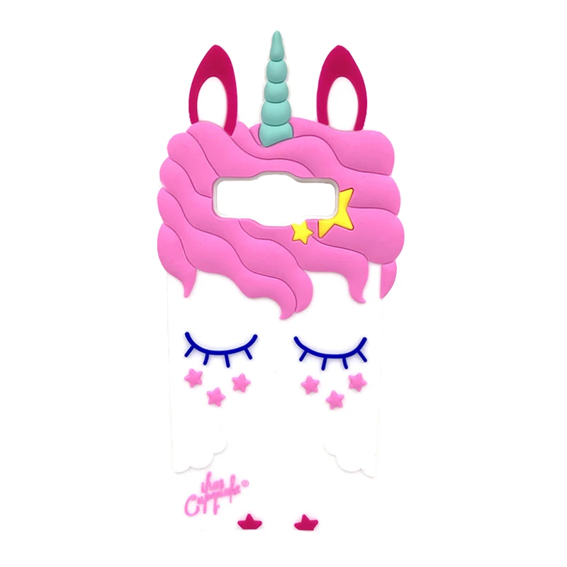 Милый мультяшный 3D Медведь Единорог Кот Мягкий силиконовый чехол для Samsung Galaxy J1 J3