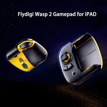 

Hot Sale Flydigi Wasp 2 bluetooth Gamepad Controller for iPAD Tablet One Hand Controller Gamepad Joystick for PUBG Mobile Game