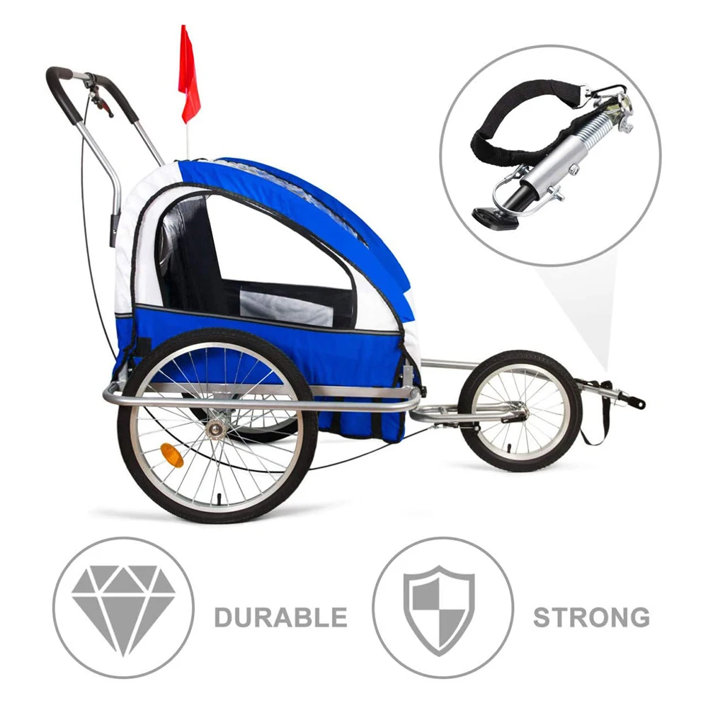 Universal Aluminum Alloy Bike Trailer Steel Linker Bicycle Trailer