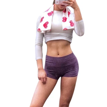 

Yoga Shorts Women Fitness Cycling Solid Casual Biker Shorts Ladies Exercise Underwear