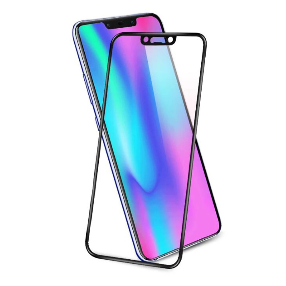 Полное покрытие 9H Закаленное стекло Защитная пленка для телефона huawei Honor 10 V10 V20