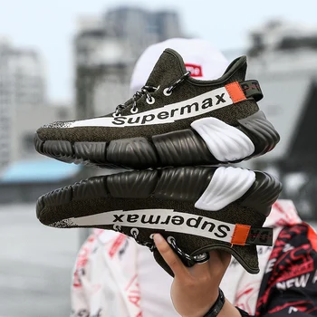 

Men Sneakers Air-Cushion Woman Running-Shoes Heightened Walking Outdoor Big-Size Comfortable 36-46