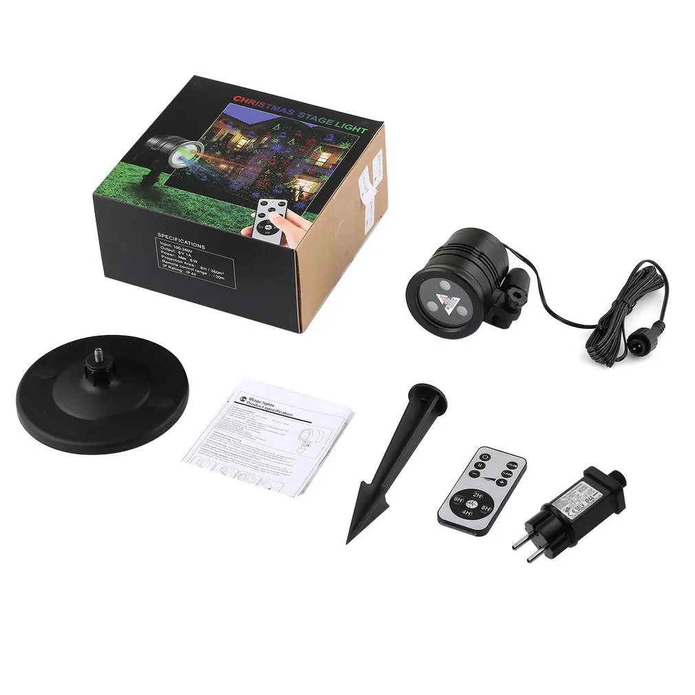 

Mini Aluminum & Plastic Outdoor Garden Landscape LED Laser Projector with Christmas Pattern Quality Universal Lighting