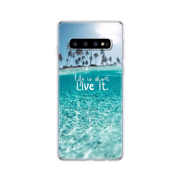 Samsung Galaxy S10 Case S10Plus Case Silicone TPU Cover Phone S10 E Case On For Samsung S10 Plus G975F S 10 SM-G973F Case