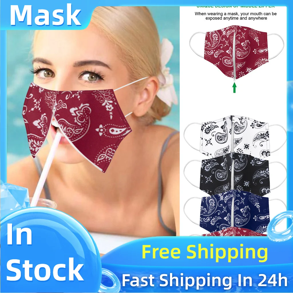 Моющиеся защитные мужские и женские многоразовые молнии легко пить mascarilla маска