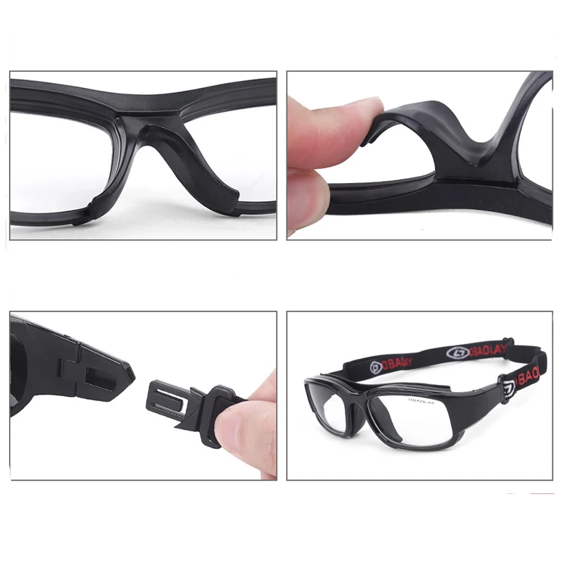 Sport Glasses Basketball Goggles Soccer Football Anti-collision Protector Eyewear For Cycling Running Myopia Frame sports glasses sports goggles