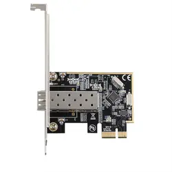 TXA084 PCI Express x1 1-Puerto 100Mbps Fast Ethernet SFP tarjeta de red de fibra RTL8106E/IP102GA Control de Chip Dual para escritorio