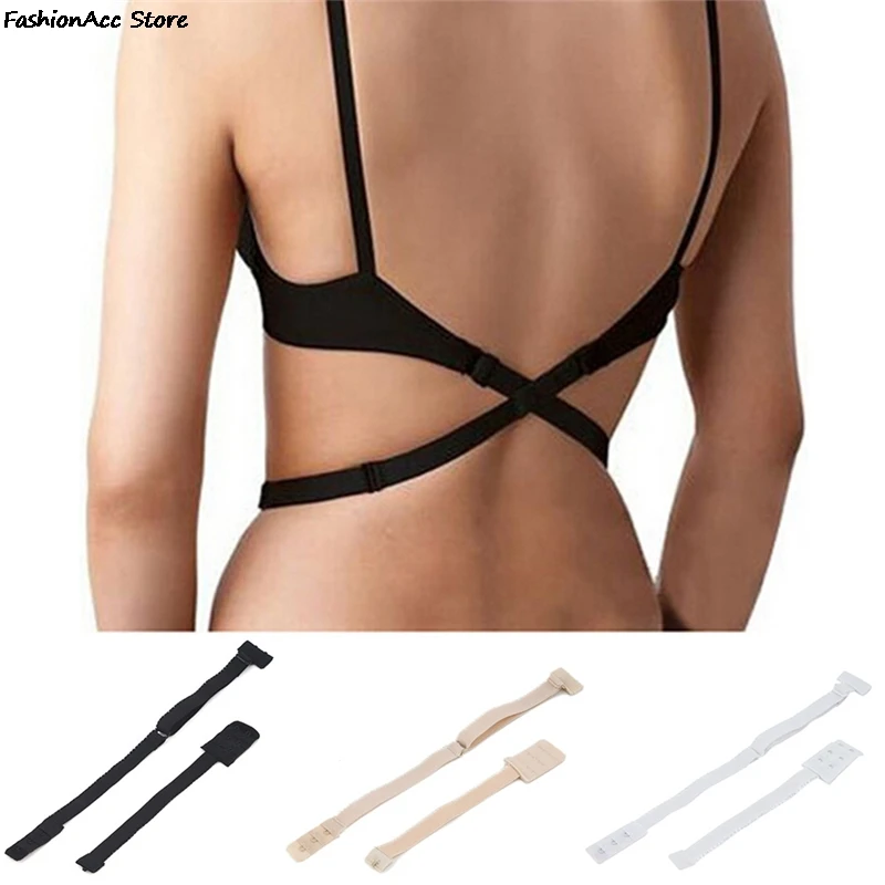 

1PC 3 Colors Adjustable Extender Hook Low Back Backless Bra Strap Adapter Converter Fully Extender Hook Underwear accessories