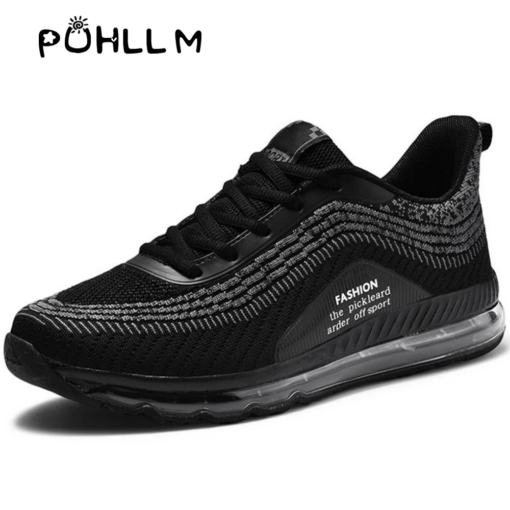 

2019 men's large size sneakers mesh breathable casual shoes air cushion running shoes students trend summer running shoes menG12