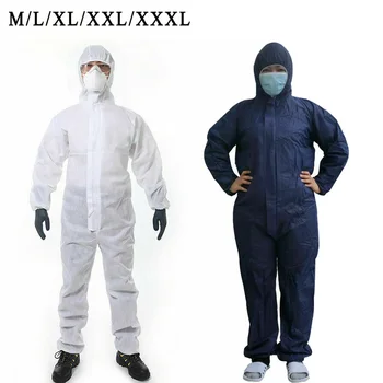 

Disposable Protective Suit Coverall Laboratory Work Clothing Soft Waterproof Protection Gown Durable Practical