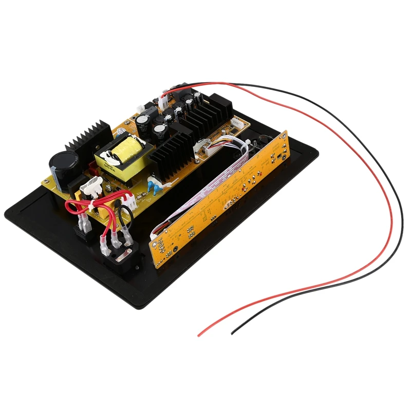 Собранный высокомощный 280 Вт Цифровой HIFI сабвуфер усилитель доска черный+ желтый