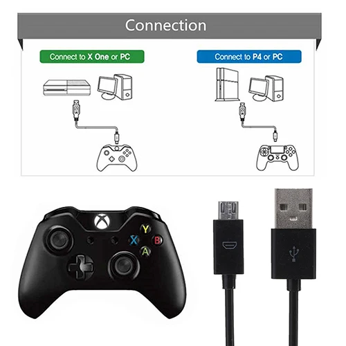 3 м Micro USB зарядный кабель для PS4 Xbox One беспроводной контроллер Android устройство