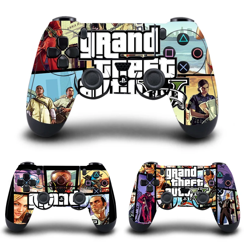 GTA 5 наклейка s PS4 контроллер виниловое покрытие крышка для sony playstation 4 DualShock
