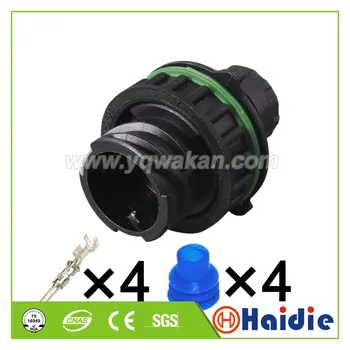 

Free shipping 2sets 4Pin HOWO A7 odometer spee with sheath Car oil exploration railway round connector 1-967402-1