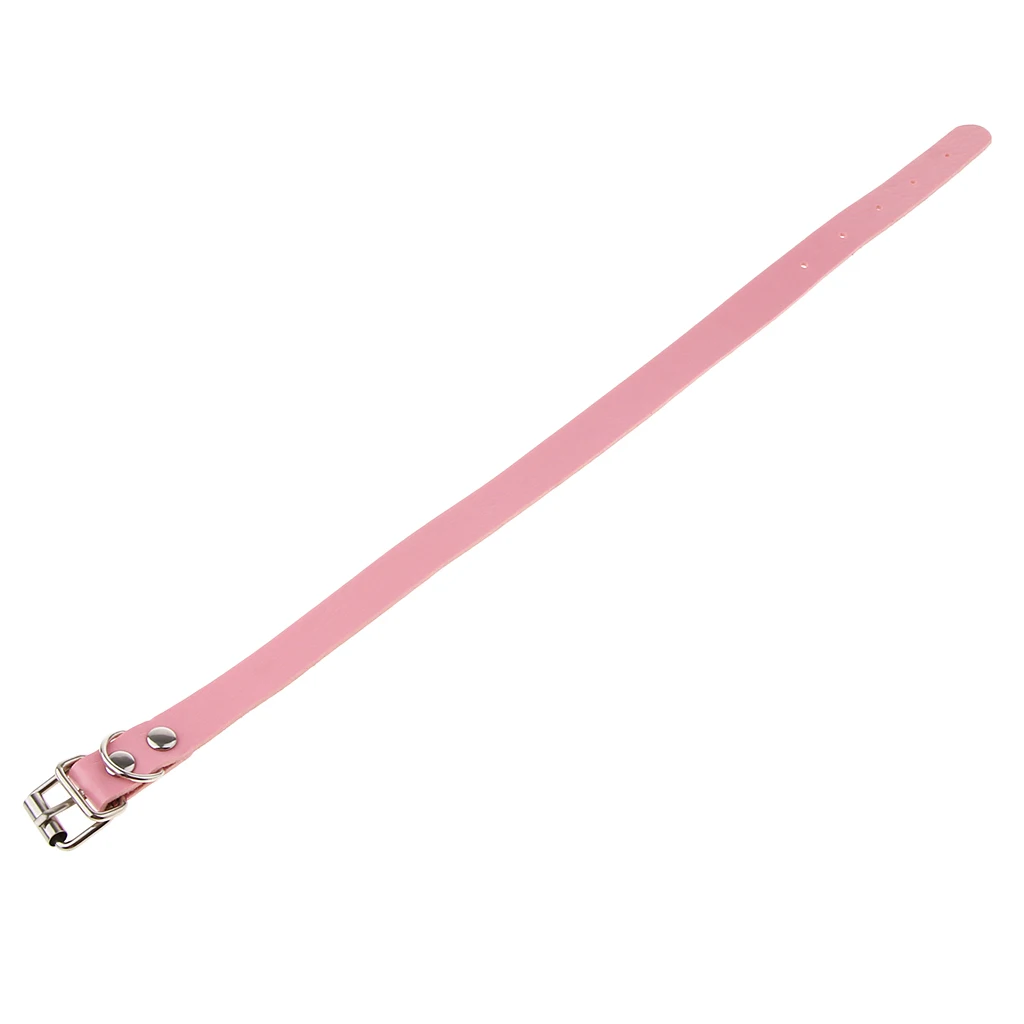 Fashionable Chic Punk Women Lady PU Leather Buckle Belt Choker Chain Charm Collar Necklace Bracelet