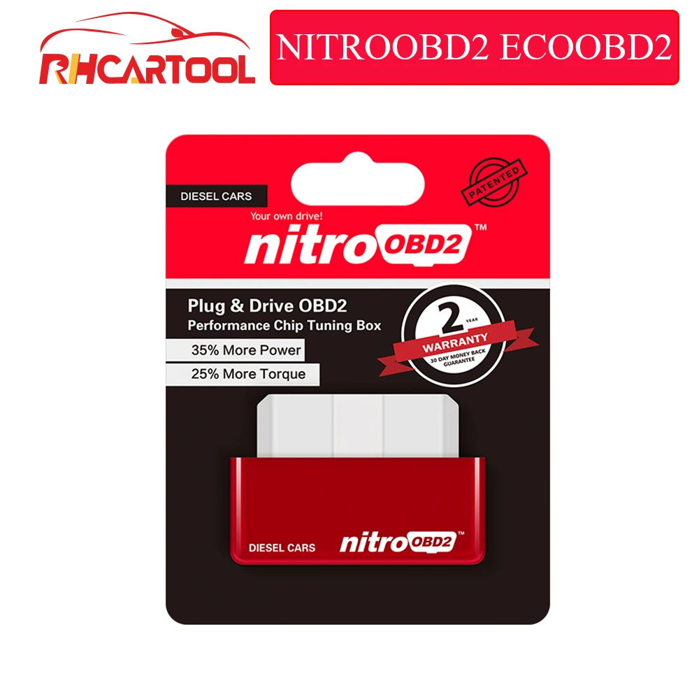 Hot Item Tuning-Box Benzine Obd2-Performance-Chip ECOOBD2 Nitro Gasoline Diesel Power-Torque 15%Fuel-Saver KJnrNao36
