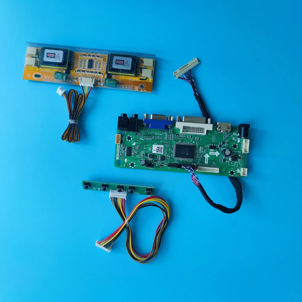 kit for LM230WF1-TLA5/TLA4/TLB3/TLA6/TLA3/TLA1 23&quot DVI VGA 30pin Screen M.NT68676 1920X1080 LVDS 4 lamps Controller board | Компьютеры