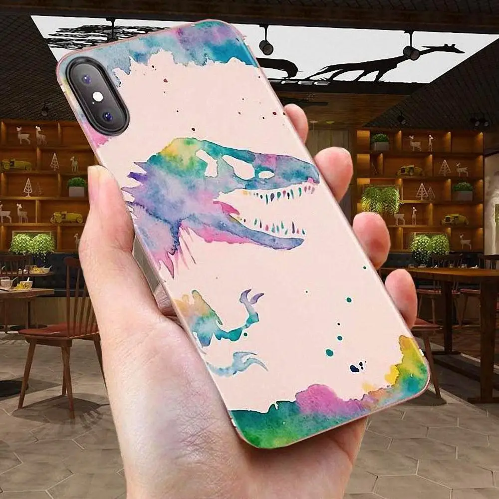 Мягкий чехол из ТПУ с мультяшным динозавром открытым ртом для Xiaomi Redmi Mi 4 7A 9T K20 CC9
