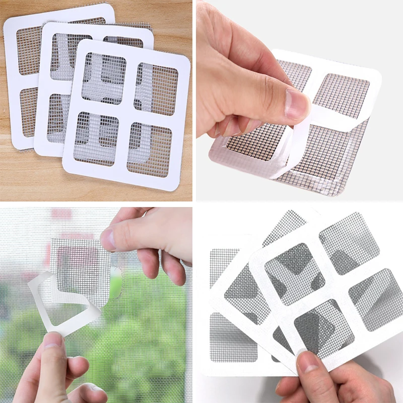 Stickers Net Window Repair-Screen Insect Anti-Mosquito Mesh Fix Home Bug 1-10PCS Adhesive