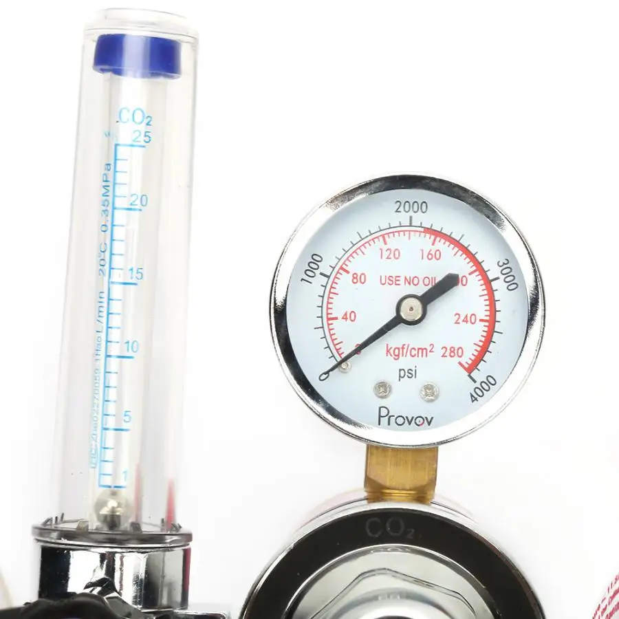 CO2 газовый регулятор магнитный расходомер сварочный регулятор давления сварочный аппарат G5/8 150 Вт 220 в