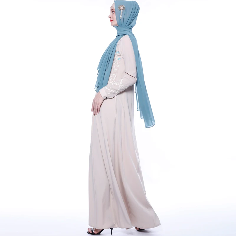 Абайя, арабское длинное мусульманское платье Eid Kaftan пакистанские хиджаб мусульманские платья Tesettur Elbise Vestidos одеяние мусульмане Longue Caftan