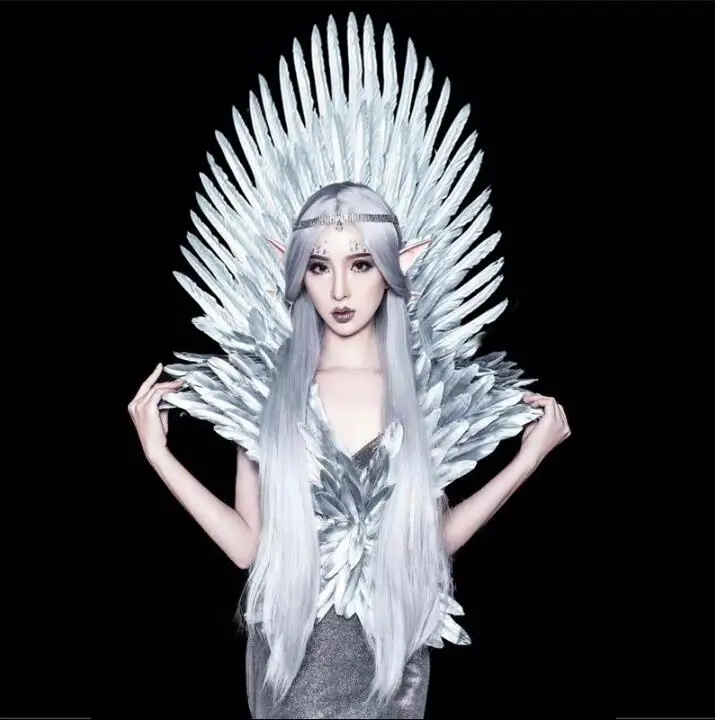 

Catwalk Wing Photography Virgin Halo Angel Stage Women Show Feather