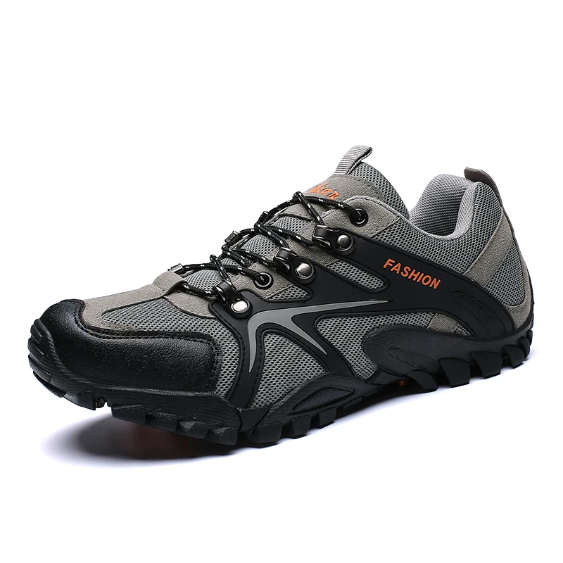 Летняя походная обувь мужская быстросохнущая водонепроницаемая обувь сетчатые пляжные уличные сандалии для прогулки мужские ботинки для похода - Цвет: M 9001 Grey