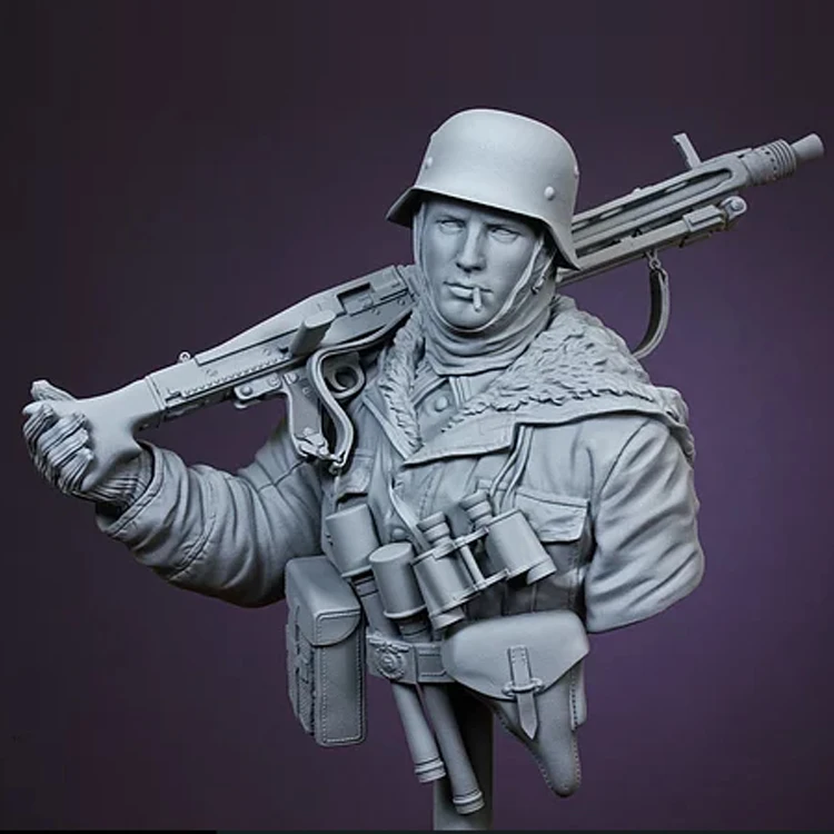 Модель из смолы GK модель MG42 Gunner подразделение Totenkopf Харьков 1/10 военная тема