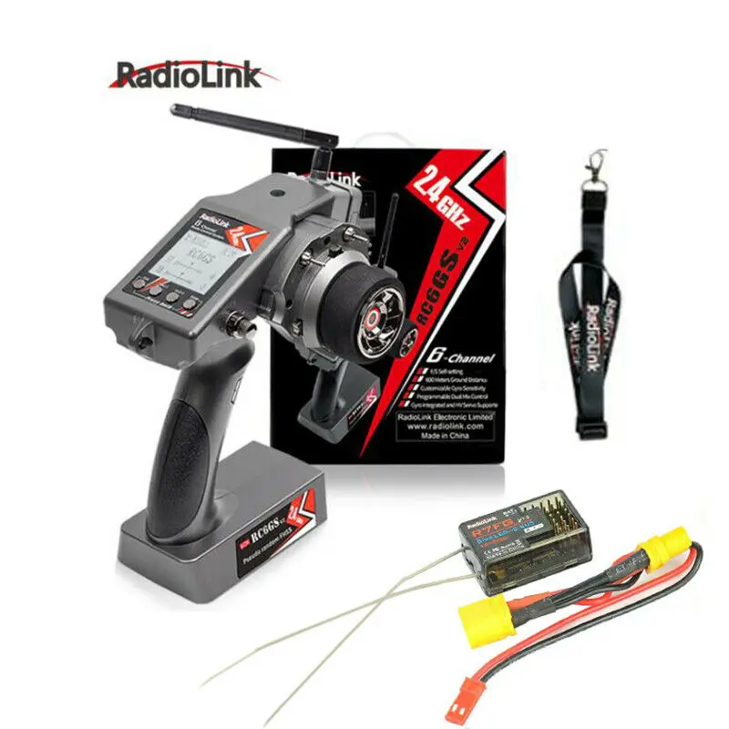 Оригинальный Radiolink RC6GS V2 2 4G 6-канальный радиопередатчик с приемником R7FG
