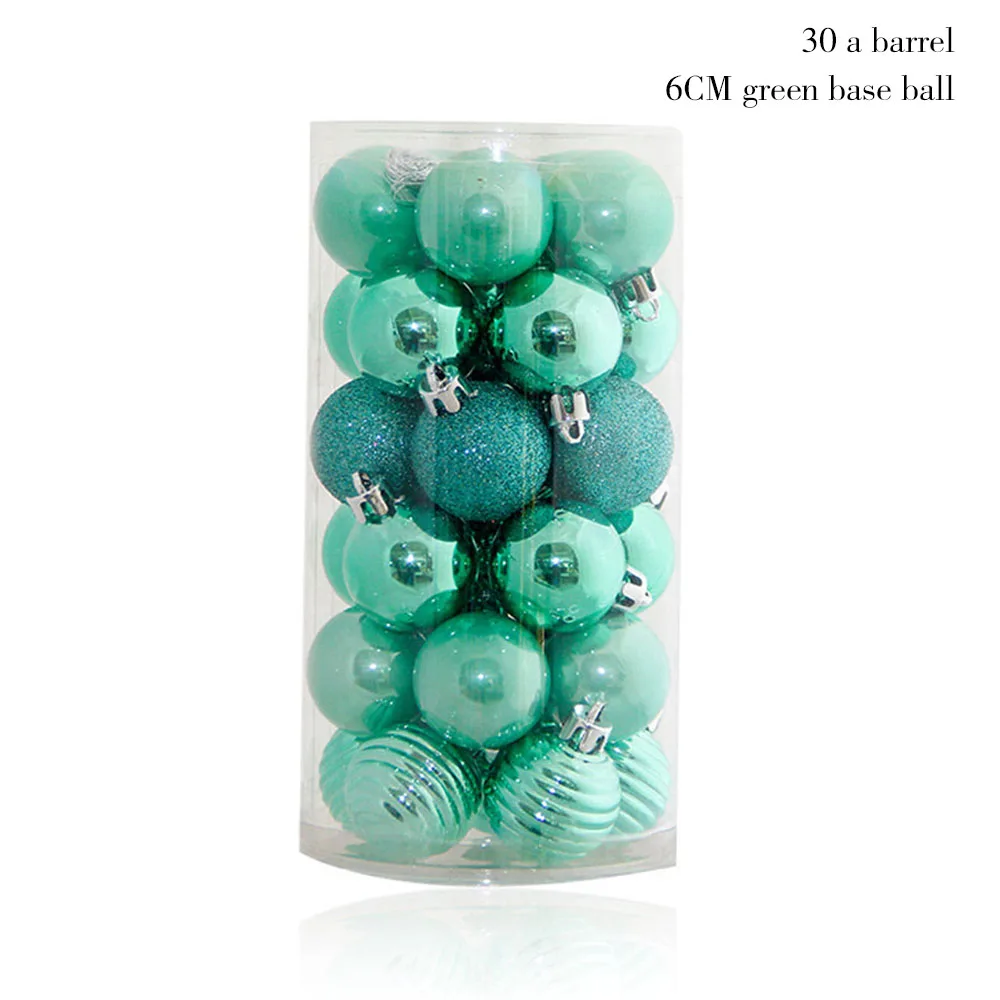 30PCS Home Party Ornament Decor Christmas Decoration Gift Christmas Xmas Tree Ball Bauble Hanging Ball Wedding Home Decorations
