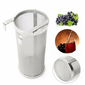 

300 Microns Brew Filter Stainless Steel Beer Filter Home For Home Spider Brew Dry Hopper For Homemade Brew Filter With Hook V3C8