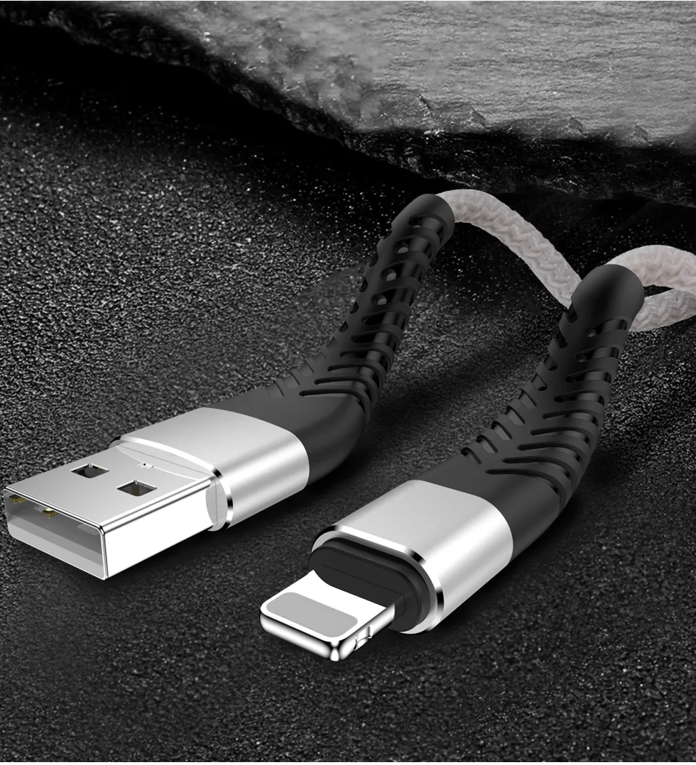 20 см 1 м 2 м 3 м USB кабель для iPhone зарядное устройство провод для быстрой зарядки для iPhone 11 Pro Xs Max X XR 8 7 6 6s Plus iPad длинный провод для передачи данных