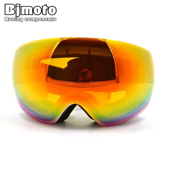

BJMOTO New Windproof Goggle Ski Goggles UV400 Protection Dustproof Snow Glasses Men Women Motocycle Snowboard Skiing Eyewear