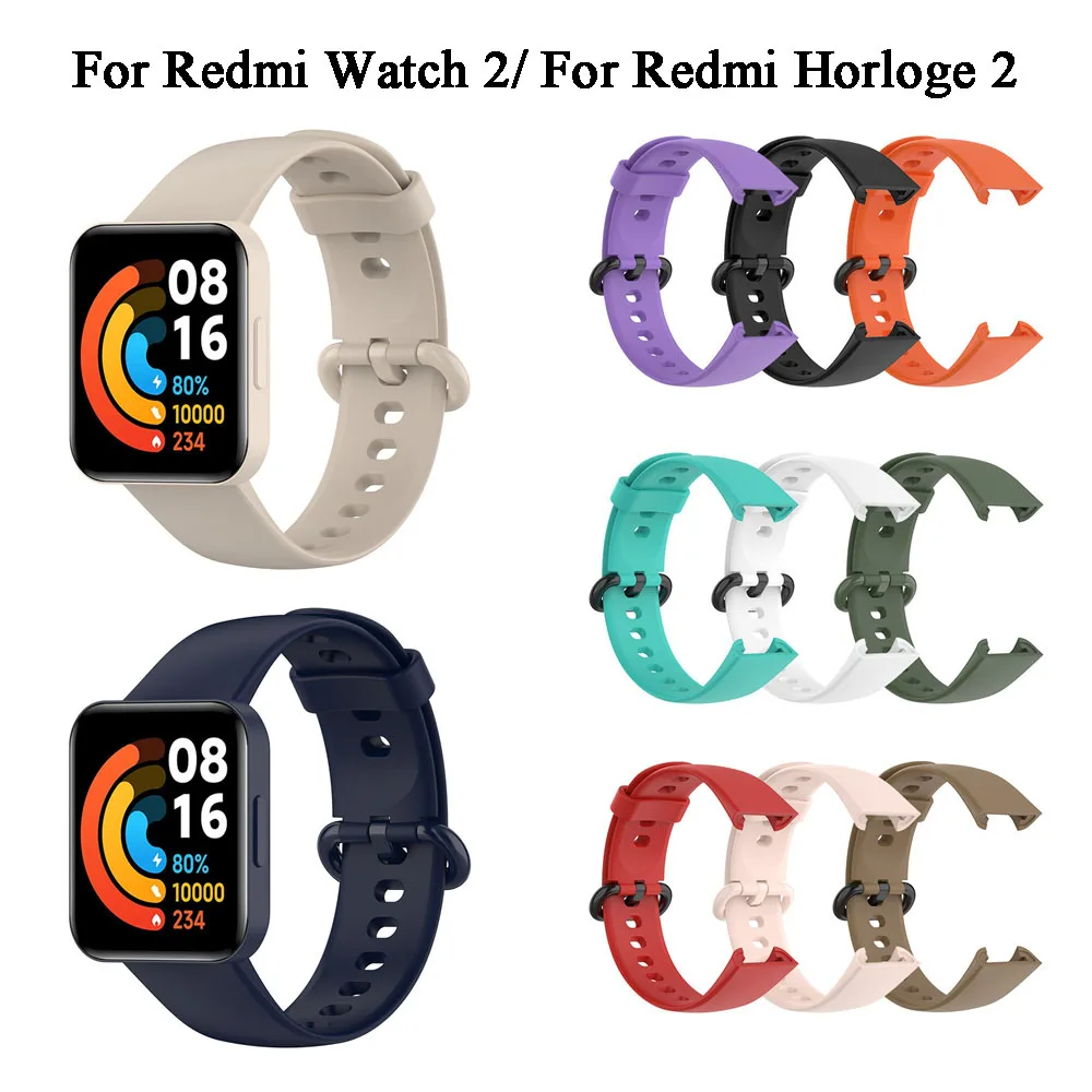 

Silicone Strap For Xiaomi Redmi Horloge 2 SmartWatch Replacement Sport Bracelet Wristband for Redmi Watch 2 Strap Bracelet Belt