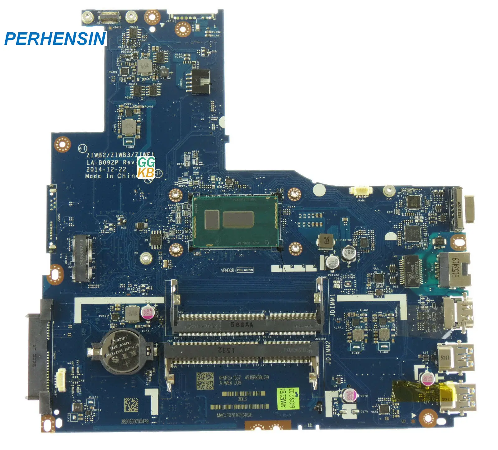 Для Lenovo флэш-памяти, флэш-плата, флэш-карта памяти UG3 Pentium 3825U 5B20K02844