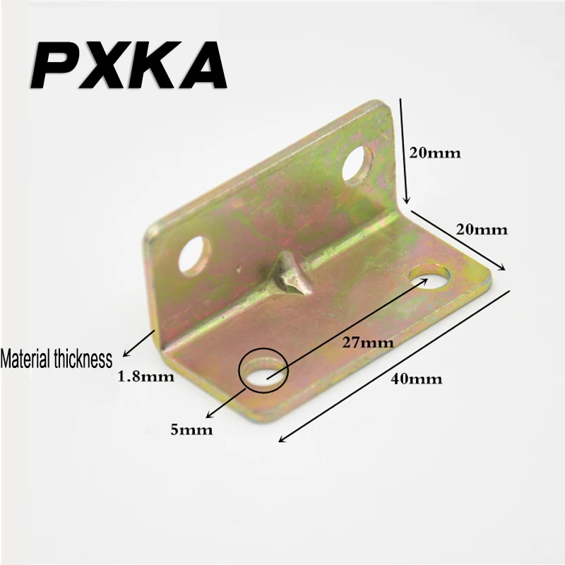 Free shipping widened and thickened corner brackets Plated zinc plated corners  code Table top layer connector fixing piece