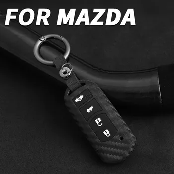 

Silica gel key case for Mazda 2 3 6 | Atenza Axela Demio 2015 CX5 2016 CX7 2017 2018 2019 2020 Car accessories