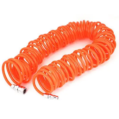 

15M 49 Ft Long Polyurethane PU Recoil Air Compressor Hose Tube Red