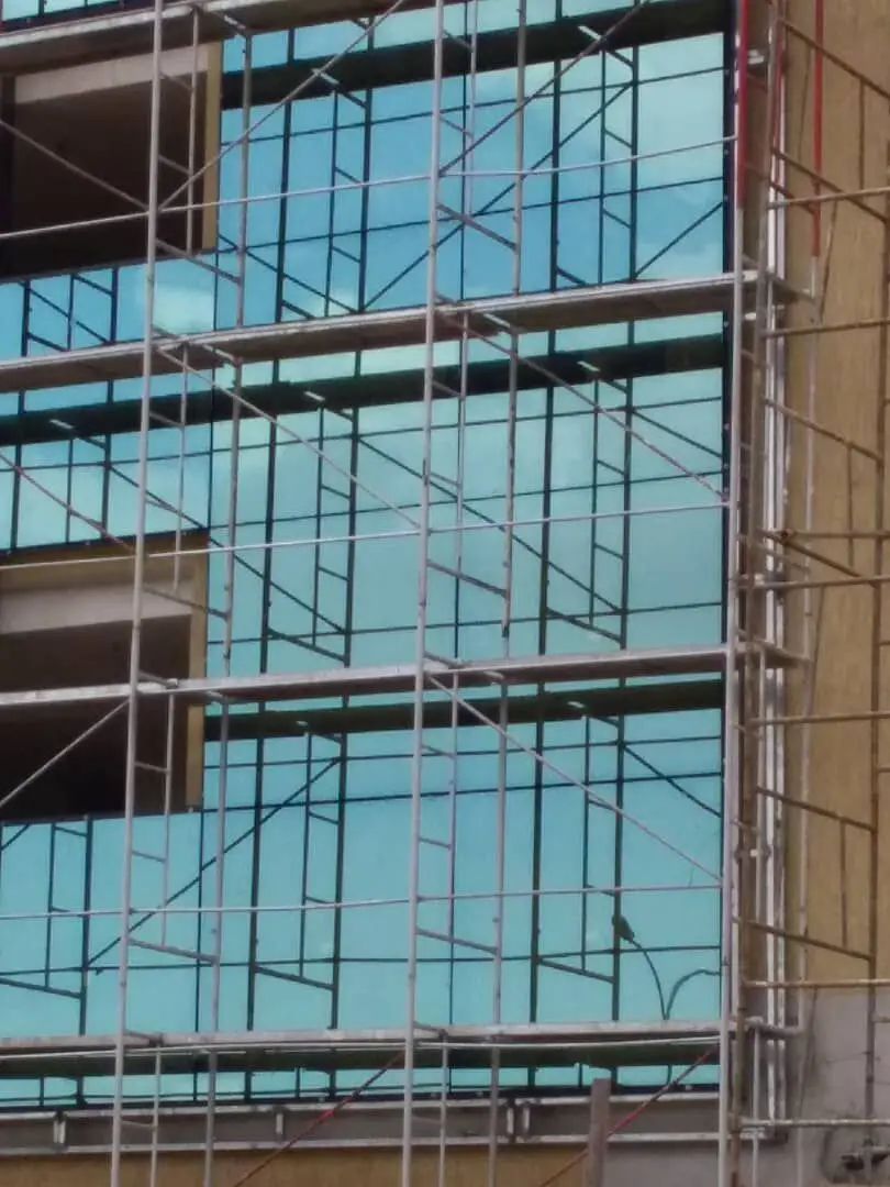 Tinded Low-E Frosted Glass Building Material Glass Curtain Wall