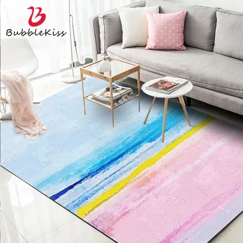 

Bubble Kiss 2020 Nordic Style Pink Rugs Blue Bedroom Carpet Large Non-Slip Coffee Table Carpet Living Room Decoration Area Rugs
